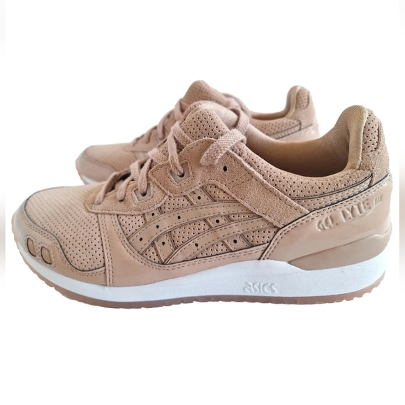 Asic Gel Lyte III Dusty Steppe White Sportstyle Shoes Size 8.5 **NO INSOLE** - Picture 3 of 10